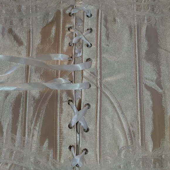 Nwt Corset Bustier Bone in Lace up  Size Xl - Picture 6 of 10